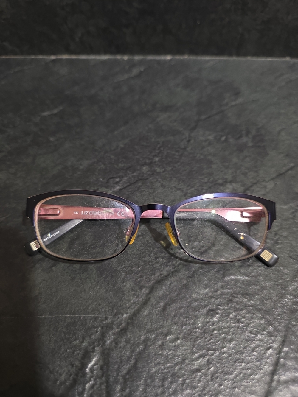 Liz Claiborne L 438 EYEGLASSES 0JBW Navy 48-17-130 8-2 Made In China